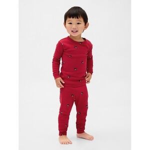 NEW Gap Kids Organic Cotton Scottie Dog Holiday Pajama Set Cozy 12-18M‎